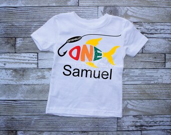 O'Fishally One First Birthday Outfit- Fishing 1st Birthday- Fish First Birthday Outfit- 1st Birthday- Fishing Birthday- Big One- Shirt