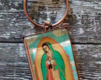 Our Lady of Guadalupe Pendant or Keyrin