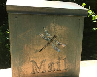 Dragonfly wall mounting Mailbox