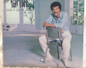 Lionel Richie "Can't Slow Down" vinyl record