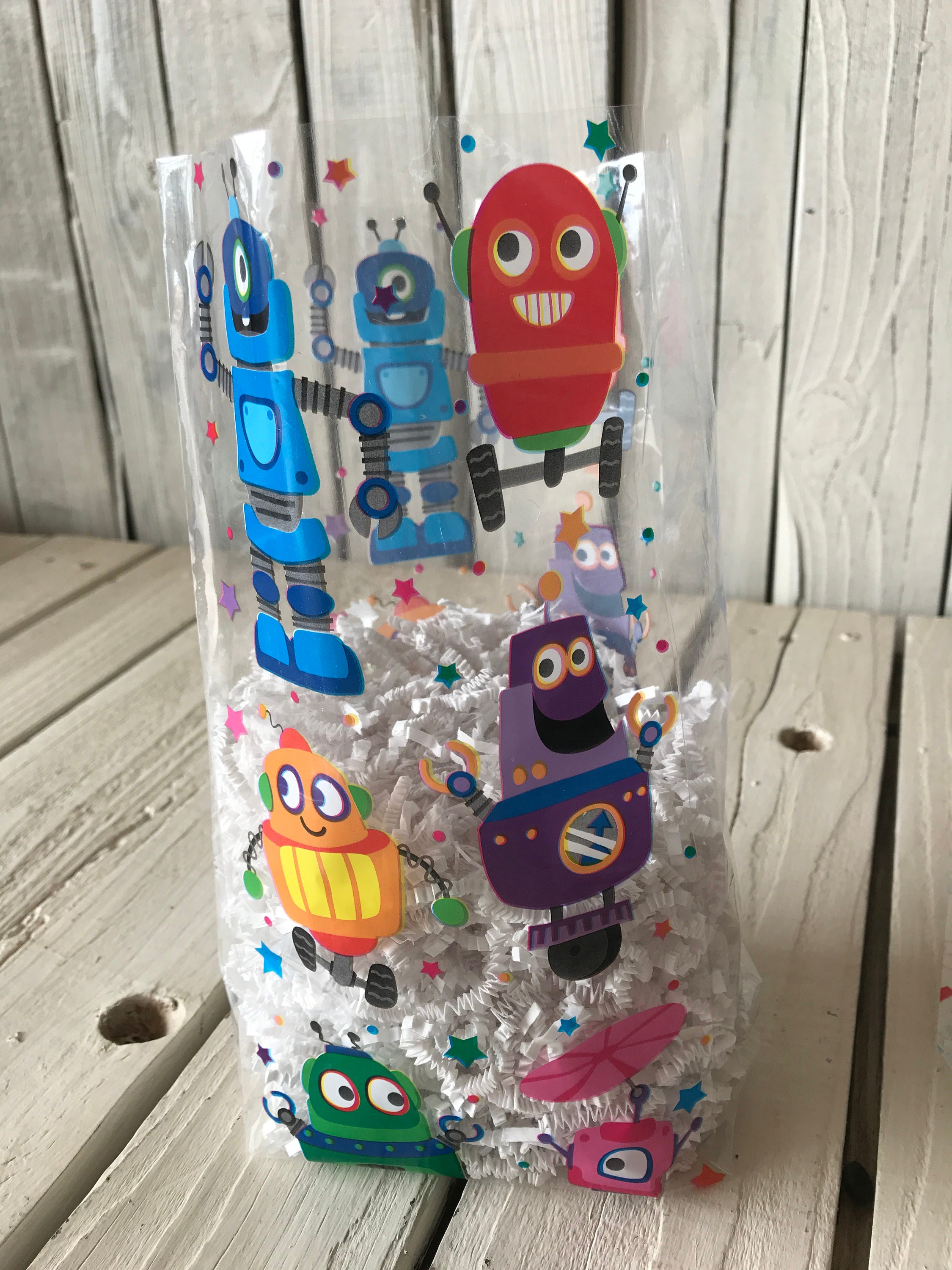 Cellophane Bags 10 Pink Swirl Party Favor Bags Birthday