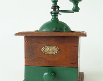 Small Antique French Peugeot Freres Coffee Grinder