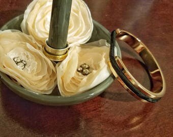 Hairtie Bracelet, Hair band bracelet. Solid Stainless Steel. Rose Gold or Silver. Gift bag included & hairtie