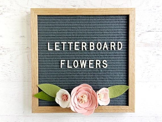 Download Felt Letter Board Flowers Add-ons for Felt Letter Boards