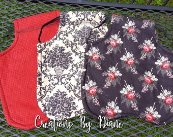 Standard and Bantam size Chicken Apron/Hen Saddle. Quantity of 3.