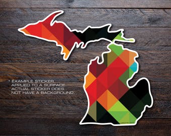 Michigan Mitten Vinyl Decal Sticker A1