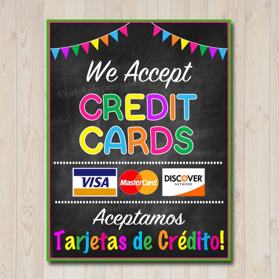 Current image pertaining to we accept credit cards printable sign Satisfactory image intended for we accept credit cards printable sign