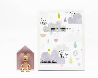 Up in the Clouds Print