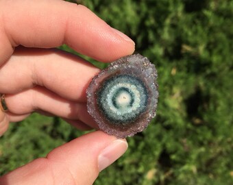 Amethyst Stalactite Slice