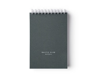 Sage Notebook – Spiral binding – 4" x 6" – Ruled pages