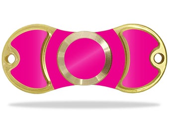 MightySkins Protective Vinyl Skin Decal for EDC Fidget Spinner Hand Spinner Toy Amilife Outdoo wrap cover sticker Solid Hot Pink