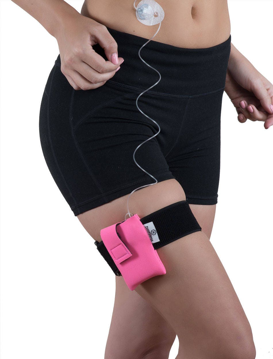 Athletic Neoprene Insulin Pump Pouch w/ Leg Strap