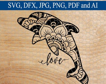 Free Free Mandala Dolphin Svg 194 SVG PNG EPS DXF File