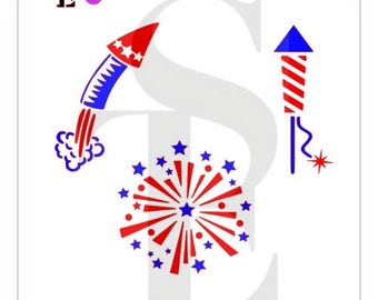 4th of july stencil | Etsy