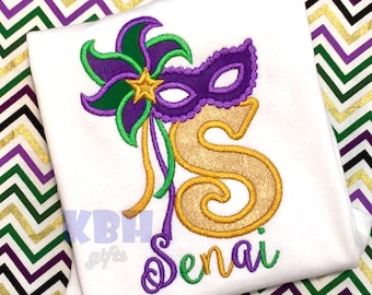 Embroidered Mardi Gras Shirt