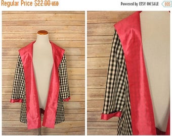 ON SALE 20% OFF 90's Plaid Blazer | 90s xl blazer | 1990s plaid and pink blazer | Vintage plaid blazer | vintage outerwear | 1990s outerwear