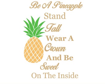 Download Pineapple quote svg | Etsy