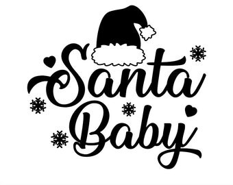 Santa baby svg | Etsy