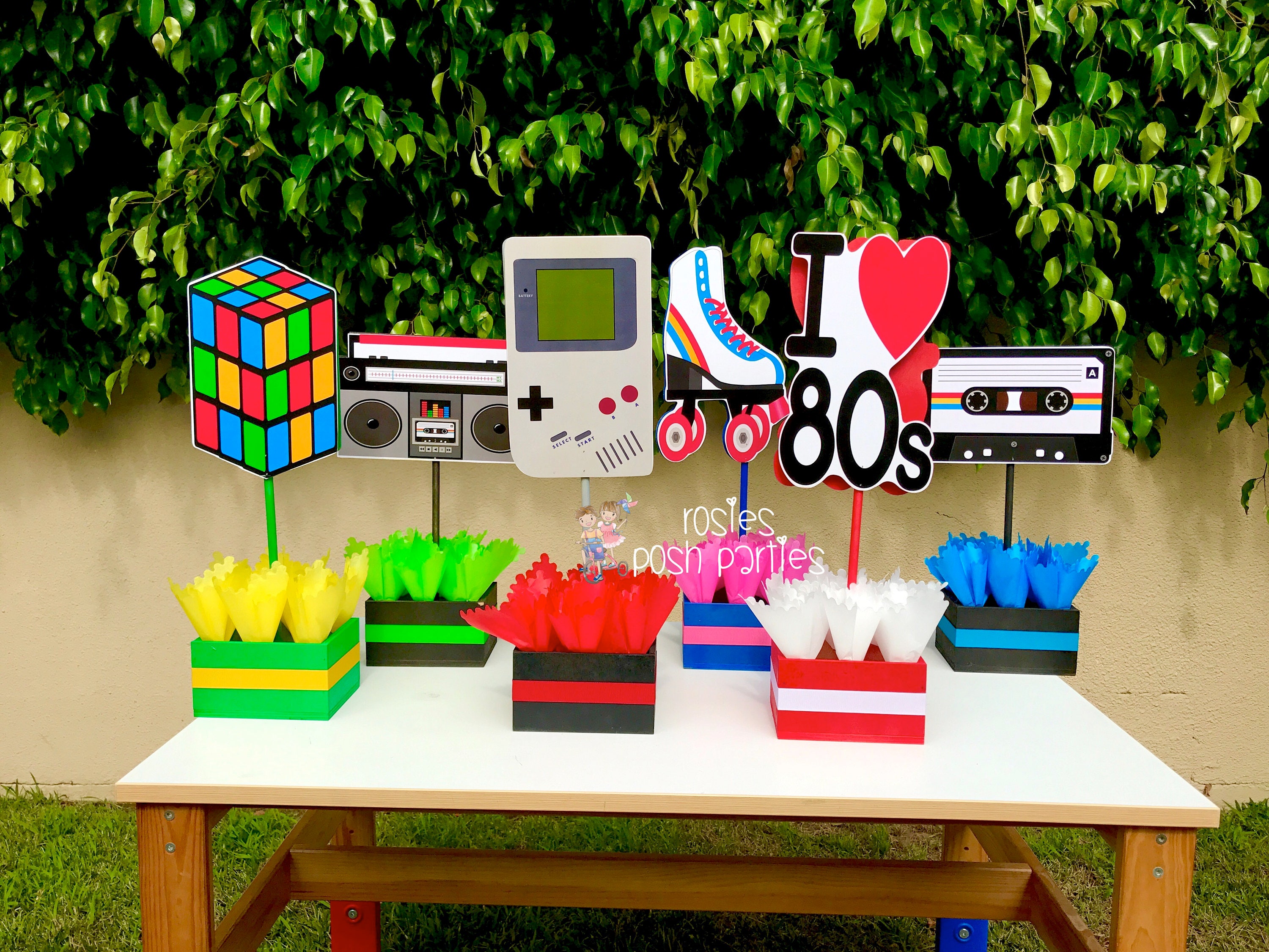 Decorations For 1980 Theme Party 1980s Themed Birthday Party The Art