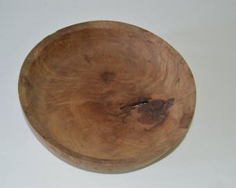 Vintage Handmade Wood Bowl