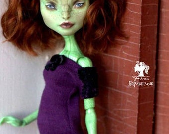 OOAK Monster High repaint Gorgona Create-a-Monster
