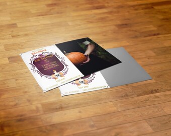 Halloween Mini Session Template Photography Marketing board I Trick or Treat Mini Session Template I Photoshop Template