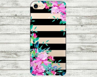 iPhone 7 Plus case floral iPhone 7 case clear Transparent iPhone 5, 5s, SE, 6, 6s, 6 Plus Case Silicone iPhone case.