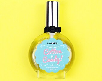 Cotton Candy Perfume / Perfume Oil / Body Mist / Candy Perfume / Vegan Perfume / Handmade Perfume / Natural Perfume / Perfume Atomizer