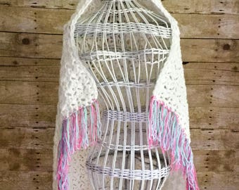 Crochet Hooded Unicorn Blanket - toddler, child, teen, adult, unicorn hat, christmas gift, hooded blanket, unicorn, unique, fantasy, custom