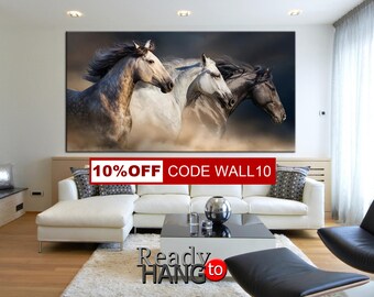 Wall Art Horses horse art | etsy Wall Art Horses horse art | etsy