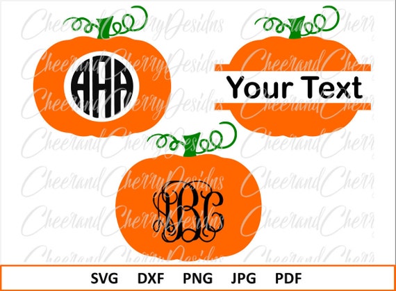 Download Pumpkin SVG Pumpkin monogram Svg Thanksgiving Svg Split