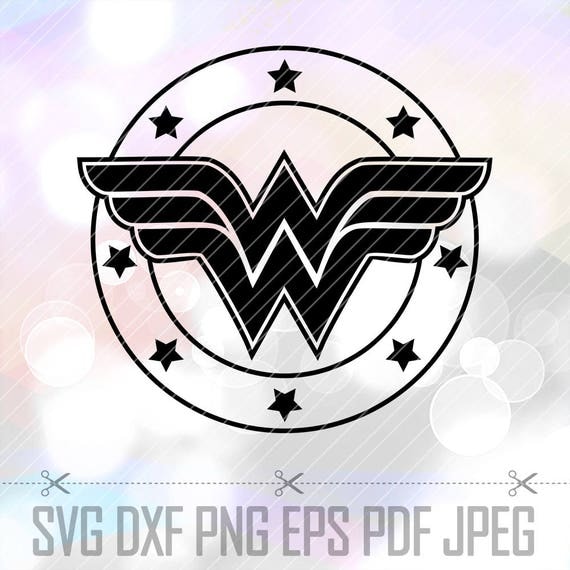 Download Wonder Woman SVG DXF Png Stencil Vector Cut File Cricut