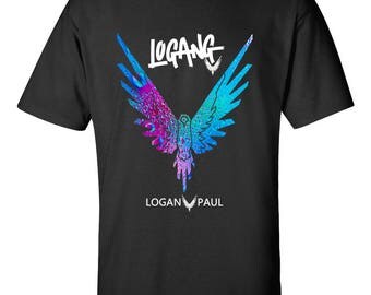 NEW Logan Paul Bird Logo Logang Waterdrop Design Unique Custom For T-shirt Gildan Men's & Women's S M L XL 2XL 3XL Clothing Tshirt T Shirt