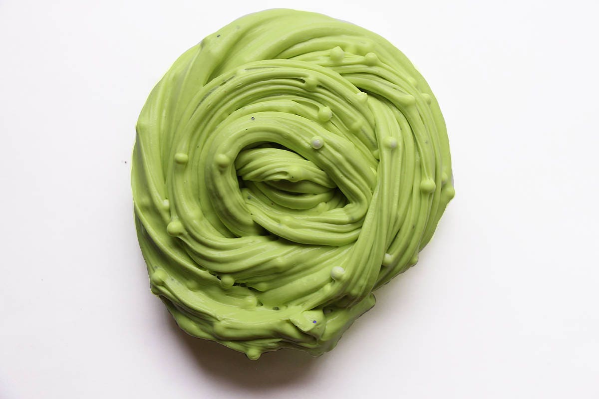 Key Lime Green Floam Slime
