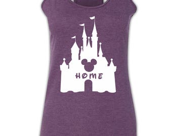 Disney Home Shirt / Mickey Mouse Disney Tank Top / Disney Shirts / Tank Top / Disney World Shirt / Disney Princess / Disney Vacation Tank.