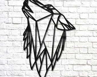 Geometric Metal Wall Art metal wall art. wolf wall art. metal art decor. howling wolf. Geometric Metal Wall Art metal wall art. wolf wall art. metal art decor. howling wolf.