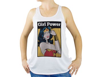 Wonder Woman Clothing Girl Power Tee Shirt Gal Gadot Clothing Girl Power Clothing GIrl Power Top Wonder Woman Top Girl Power T Wonder Woman