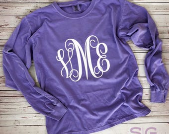 monogram tee shirts