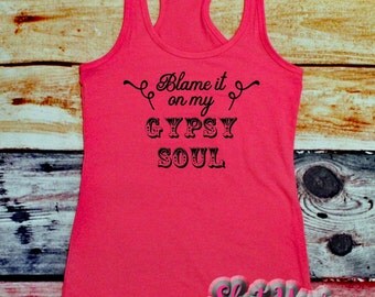 Blame It On My Gypsy Soul Graphic Top