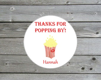 Thanks for popping by stickers | Etsy