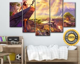 The Lion King, The Lion King Canvas, Lion King canvas, Simba canvas, Simba Wall Art, Lion King, Simba, Disney canvas, Disney Wall Art