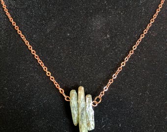 Green Kyanite Copper Choker