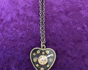 STEAMPUNK HEART NECKLACE