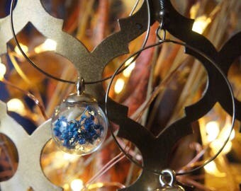 globe earrings