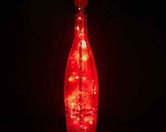 Wine Bottle Lights String Lights Lamps Nursery Night Lights Wedding Decor Holiday Decor Housewarming Gifts Birthday Gifts Christmas Gifts