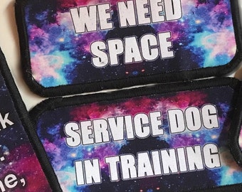 Galaxy Service Dog Patch