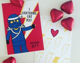 Ninjago valentine | Etsy
