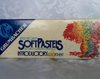 Vintage Grumbacher Pastels, Pastels, Vintage Pastels
