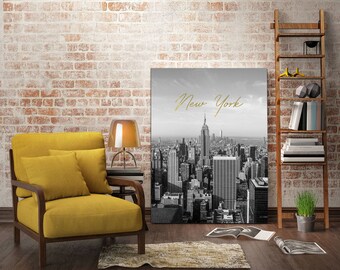 New York City Canvas Wall Art new york canvas | etsy New York City Canvas Wall Art new york canvas | etsy
