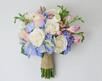 hydrangea bouquet wedding bouquet silk bouquet wedding flowers blue hydrangea bouquet - Garden Rose And Hydrangea Bouquet hydrangea bouquet wedding bouquet silk bouquet wedding flowers blue hydrangea bouquet - Garden Rose And Hydrangea Bouquet